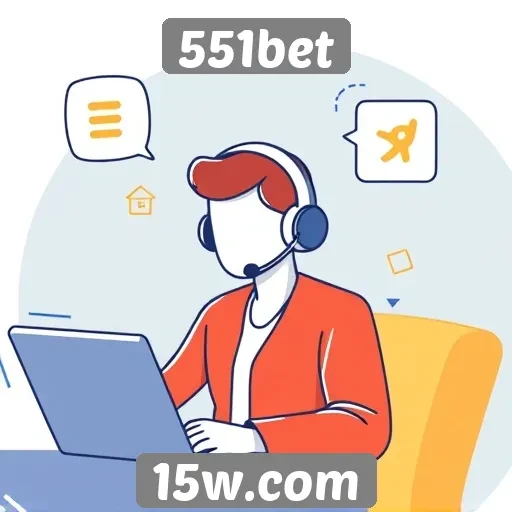 Funcionamento do suporte ao cliente no 551bet